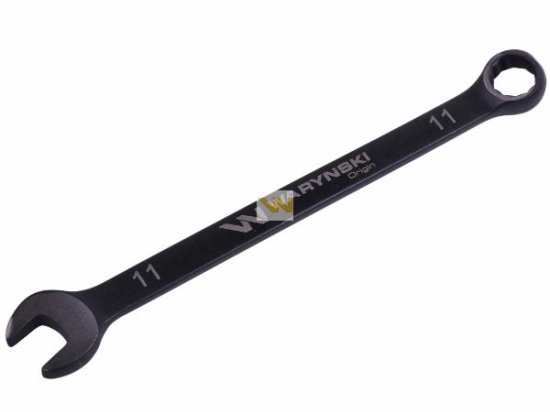 Klucz płasko-oczkowy 11 mm. CrV standard ASME B107-2010 Waryński