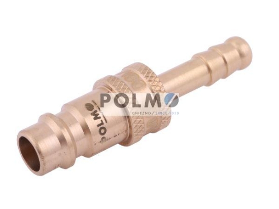Szybkozłącze pneumatyczne P26 NW7.2 wtyczka pod wąż DN06mm POLMO  ( sprzedawane po 5 )