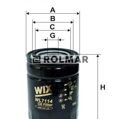 Filtr Oleju WL7114 Wix