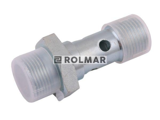 Śruba przelewowa mocująca 1/2"BSP x M22x1.5 (15L) (do zaworów krzyżowych. VAUOM WSC)