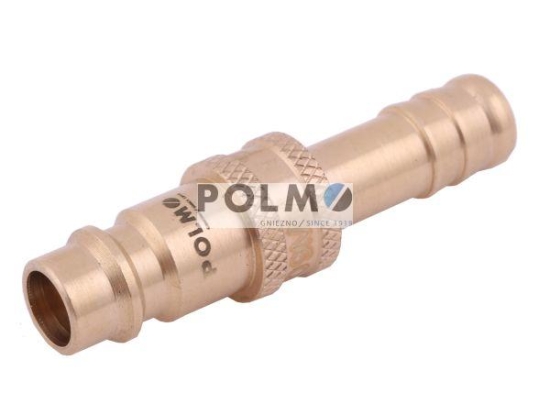 Szybkozłącze pneumatyczne P26 NW7.2 wtyczka pod wąż DN09mm POLMO  ( sprzedawane po 5 )