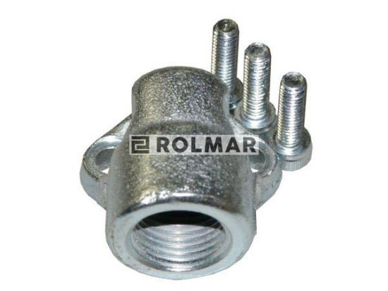 Adapter pompy hydraulicznej kątowy 1/2" 30 mm M6
