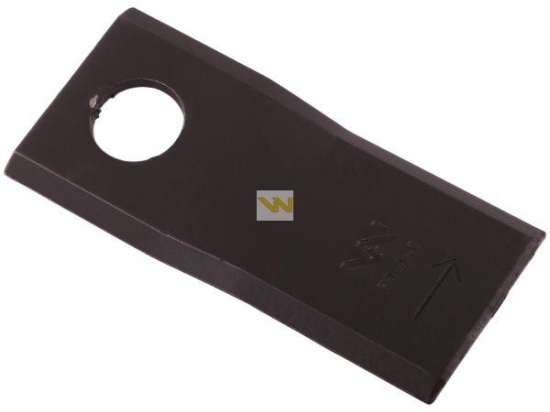 Nóż. nożyk kosiarka lewy 88x40x3mm otwór 16.25 zastosowanie 56151000 Kuhn WARYŃSKI ( sprzedawane po 25 )