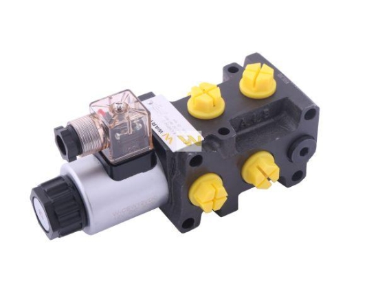 Dzielnik, zawór, elektrozawór kierunkowy elektromagnetyczny kontroli W-E38DVS6/2 (DVS6/50 L/MIN) G3/8" 50L Waryński