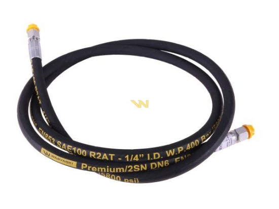 Przewód hydrauliczny 400 bar gwint M14x1.5 proste L-2000mm DN06-2SN (AA-06-2000; P11P11) 40.0MPa Waryński