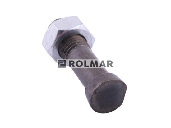 Śruba kpl. płużna oval z jednej strony ścięta M14x38 mm Kverneland ( sprzedawane po 25 )