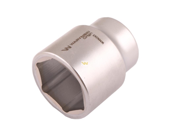 Nasadka sześciokątna 3/4". 41 mm. CrV50BV30. DIN 3124. Waryński