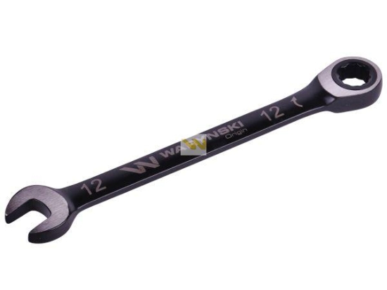 Klucz płasko-oczkowy 12 mm z grzechotką 72 zęby standard ASME B107-2010 Waryński