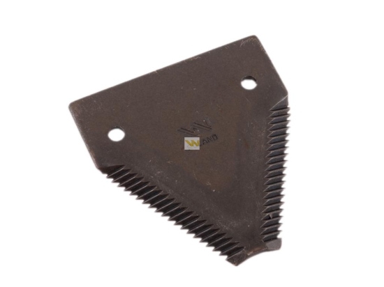 Nóż żniwny 82x76x2.8mm otwór 5.5 grube zęby zastosowanie 365110G New Holland WARYŃSKI ( sprzedawane po 25 )