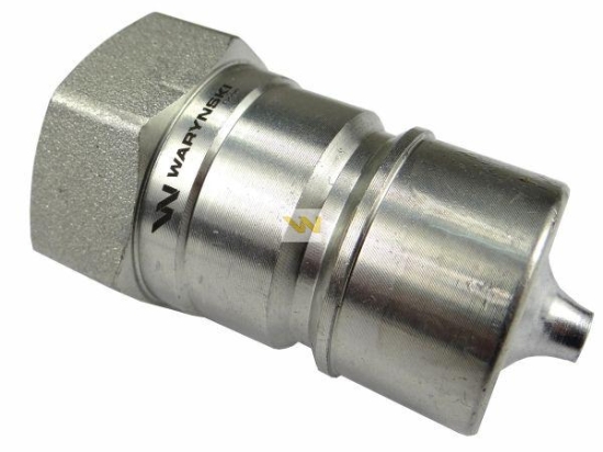 Szybkozłącze hydrauliczne wtyczka G1"BSP gwint wewnętrzny ISO 7241-A Waryński 