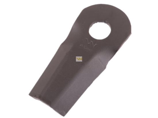Nóż. nożyk kosiarka gięty 112x50x4mm otwór 18.5x20.5 zastosowanie 5684000 Kuhn WARYŃSKI ( sprzedawane po 25 )
