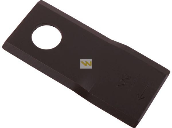 Nóż. nożyk kosiarka prawy 110x48x3mm otwór 21 zastosowanie 1058730 Claas WARYŃSKI ( sprzedawane po 25 )