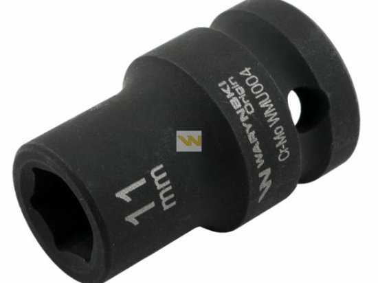 Nasadka udarowa sześciokątna 1/2". 11 mm. CrMo. DIN 3129. Waryński