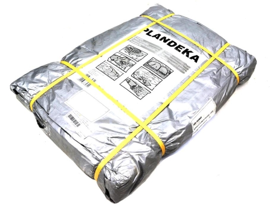 Plandeka MOCNA 10x15m (srebrna) gramatura 110g/m2