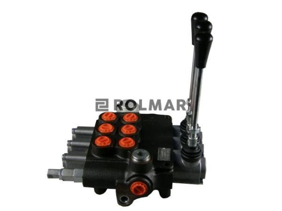 Rozdzielacz hydrauliczny trzysekcyjny (3) 80L