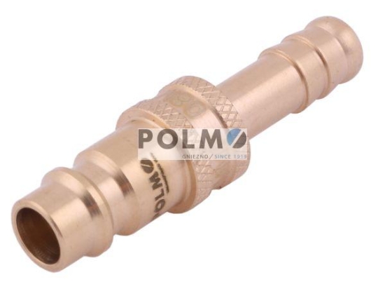 Szybkozłącze pneumatyczne P26 NW7.2 wtyczka pod wąż DN08mm POLMO  ( sprzedawane po 5 )