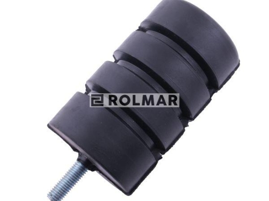 Resor. odbój gumowy śruba M10 wysokość 114mm prosty NR-188 Przyczepa