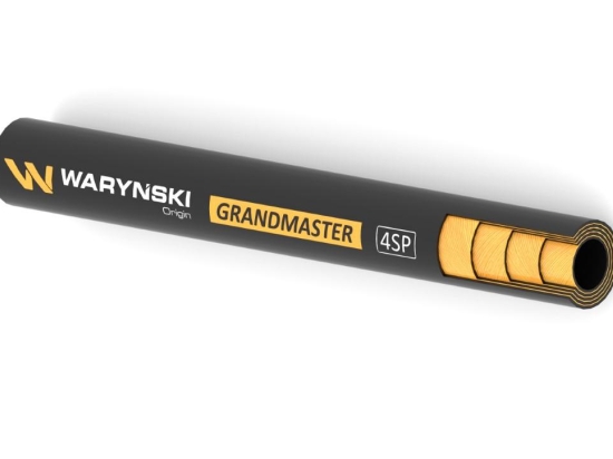 Wąż hydrauliczny do zakuwania GRANDMASTER 4SP DN25 4-oplotowy 280 Bar Waryński (sprzedawany po 10m)