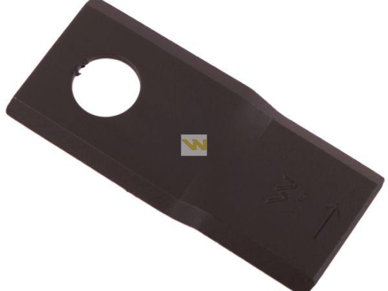 Nóż. nożyk kosiarka lewy 110x48x3mm otwór 21 zastosowanie 1058780 Claas WARYŃSKI ( sprzedawane po 25 )