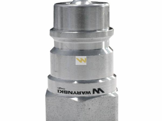 Szybkozłącze hydrauliczne wtyczka G3/8"BSP gwint wewnętrzny ISO 7241-A Waryński 