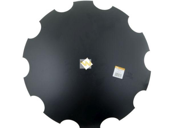 Talerz uzębiony Z-10 fi 660 otwór 35x35 stal borowa 8mm Waryński