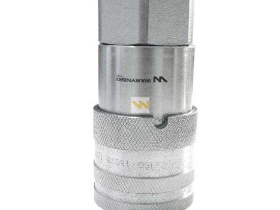 Szybkozłącze hydrauliczne suchoodcinające gniazdo G1/4"BSP gwint wewnętrzny ISO16028 Waryński