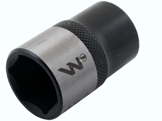 Nasadka sześciokątna 1/2". 19 mm. CrV50BV30. DIN 3124. Waryński
