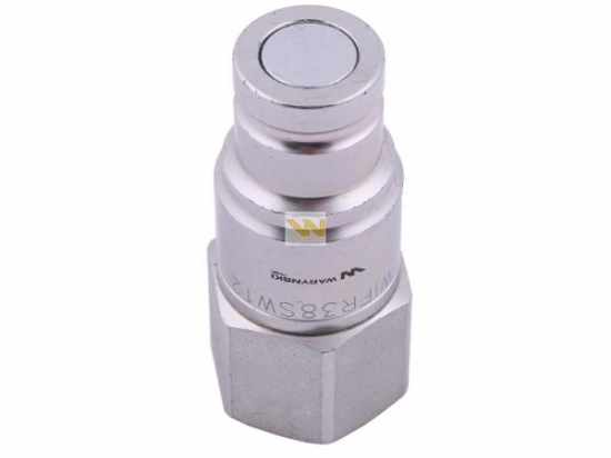 Szybkozłącze hydrauliczne suchoodcinające (rozmiar 3/8) wtyczka G1/2"BSP gwint wewnętrzny ISO16028 Waryński