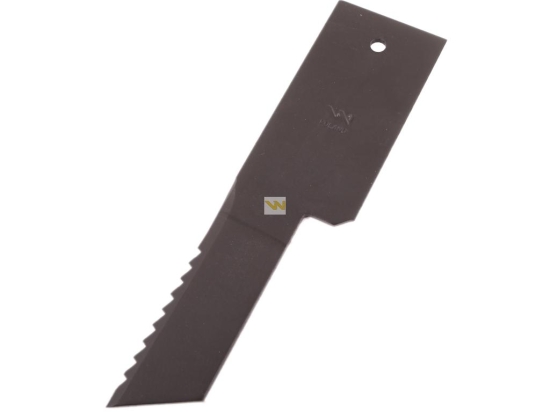 Nóż stały rozdrabniacz słomy sieczkarnia 198x50x3mm otwór 6.5 zastosowanie Z59033 280910Z John Deere WARYŃSKI ( sprzedawane po 25 )