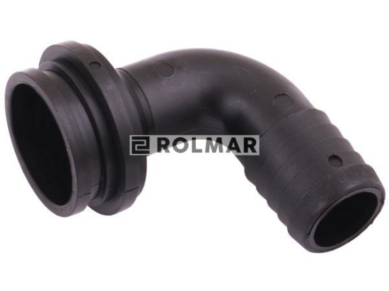 Kolanko 90 węża pod nakrętke nasadową 1 1/2" na wąż 25 mm ARAG
