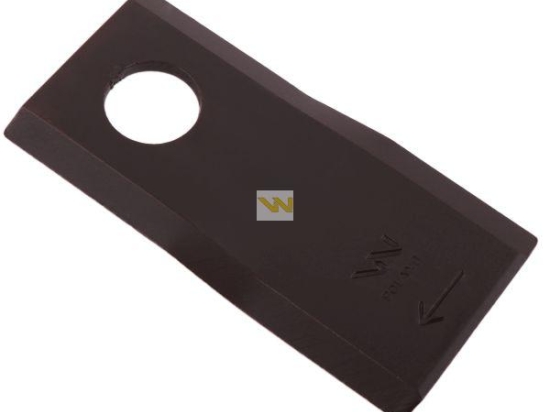 Nóż. nożyk kosiarka prawy 105x48x4mm otwór 20 zastosowanie 6801420 Kuhn WARYŃSKI ( sprzedawane po 25 )