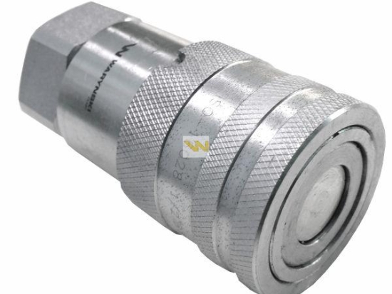 Szybkozłącze hydrauliczne suchoodcinające gniazdo G1"BSP gwint wewętrzny ISO16028 Waryński 