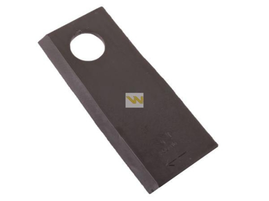 Nóż. nożyk kosiarka prawy 120X50X4mm otwór 21 zastosowanie RF 120/4 Pronar WARYŃSKI ( sprzedawane po 25 )