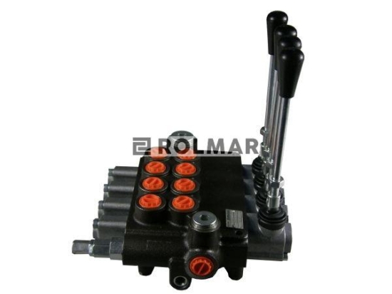 Rozdzielacz hydrauliczny czterosekcyjny (4) 80L
