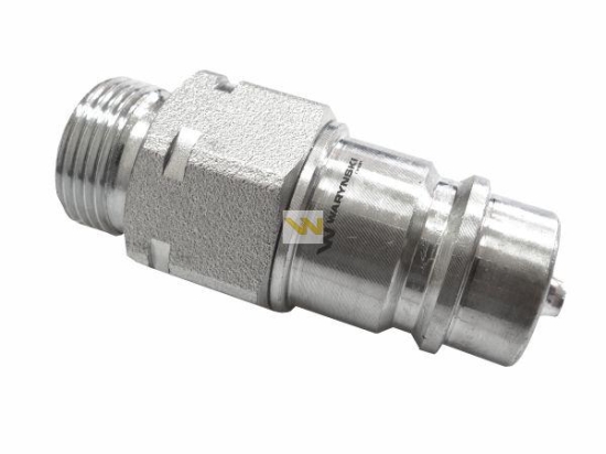 Szybkozłącze hydrauliczne wtyczka M22x1.5 gwint zewnętrzny EURO (9100822W) (ISO 7241-A) Waryński