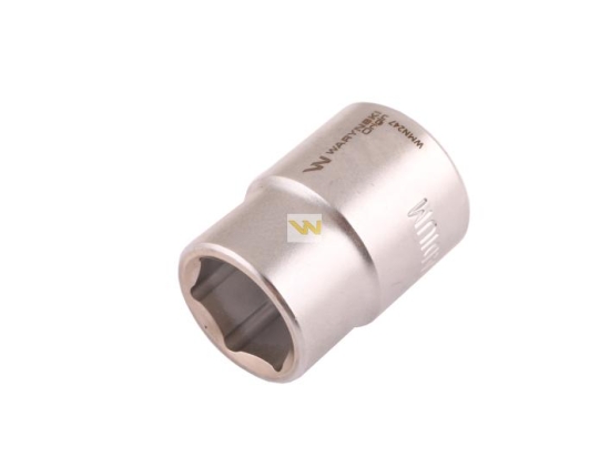 Nasadka sześciokątna 3/4". 23 mm. CrV50BV30. DIN 3124. Waryński