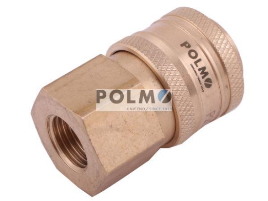 Szybkozłącze pneumatyczne P26 NW7.2 gniazdo 1/4"BSP gwint wewnętrzny POLMO  ( sprzedawane po 5 )