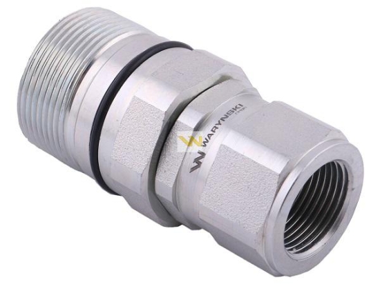 Szybkozłącze hydrauliczne skręcane gniazdo G3/4"BSP gwint wewnętrzny 250bar Waryński