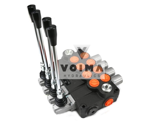 Rozdzielacz hydrauliczny 4-sekcyjny 120L VOIMA