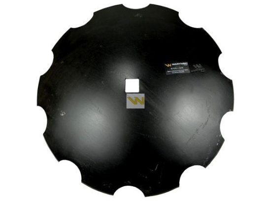 Talerz uzębiony Z-10 fi 660 otwór 35x35 stal borowa Waryński