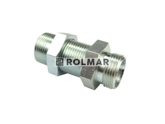 Złączka grodziowa BB M14x1,5 08L z przeciwnakrętką