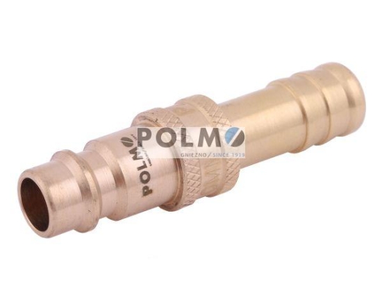 Szybkozłącze pneumatyczne P26 NW7.2 wtyczka pod wąż DN10mm POLMO ( sprzedawane po 5 )
