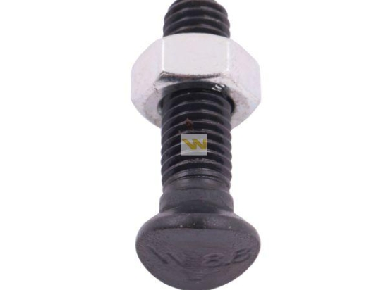 Śruba kpl. redliczkowa półokrągła M8x33 mm kl. 8.8 Waryński ( sprzedawane po 25 )