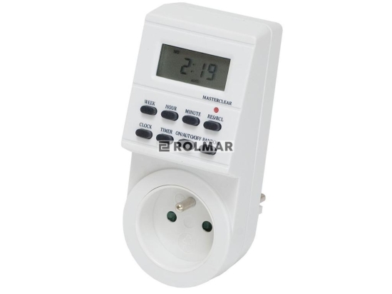 Programator gniazdkowy elektroniczny 7 Dniowy 230V
