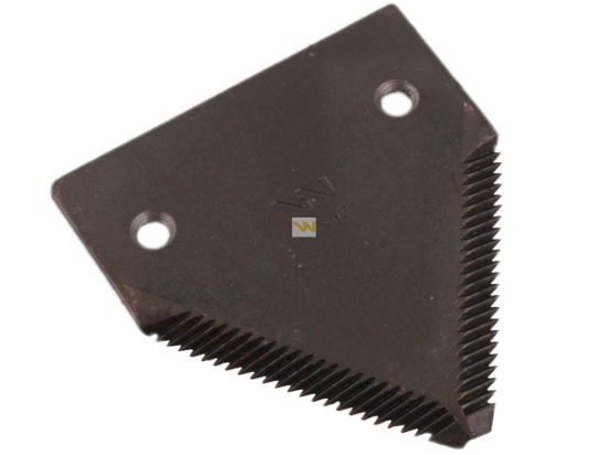 Nóż żniwny 83x76x3mm otwór 5.7 zastosowanie H213799 Schumacher WARYŃSKI ( sprzedawane po 25 )
