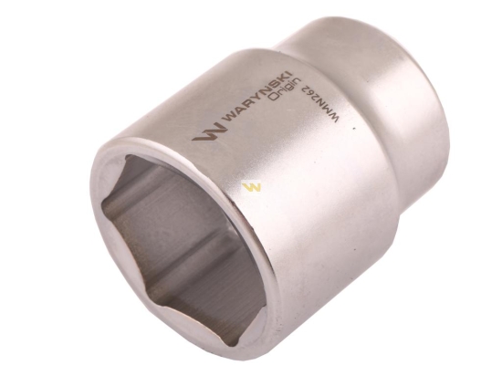 Nasadka sześciokątna 3/4". 40 mm. CrV50BV30. DIN 3124. Waryński