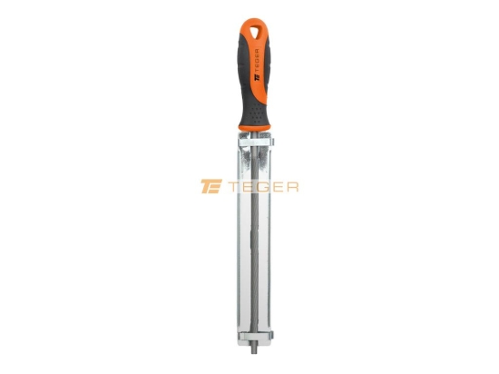 Pilnik okrągły do ostrzenia łańcucha z prowadnikiem, 4.5/200mm - 3/8"; 0,325", Teger
