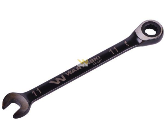 Klucz płasko-oczkowy 11 mm z grzechotką 72 zęby standard ASME B107-2010 Waryński