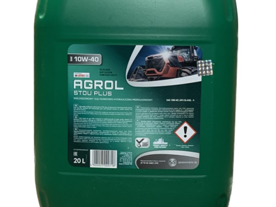 LOTOS AGROL STOU PLUS 10W40 olej wielofunkcyjny 20L