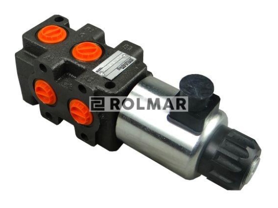Dzielnik, zawór, elektrozawór kierunkowy elektromagnetyczny kontroli SVV 6/2 G1/2 90l/min 12V